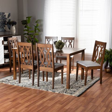 Cherese Modern and Contemporary 7-Piece Dining Set