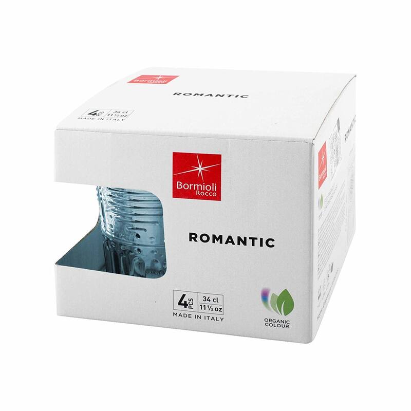 Bormioli Rocco Set Of 4 Romantic Glasses