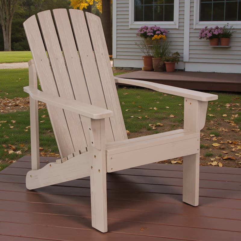 Meridian Weather Resistant Outdoor Patio Adirondack Chair