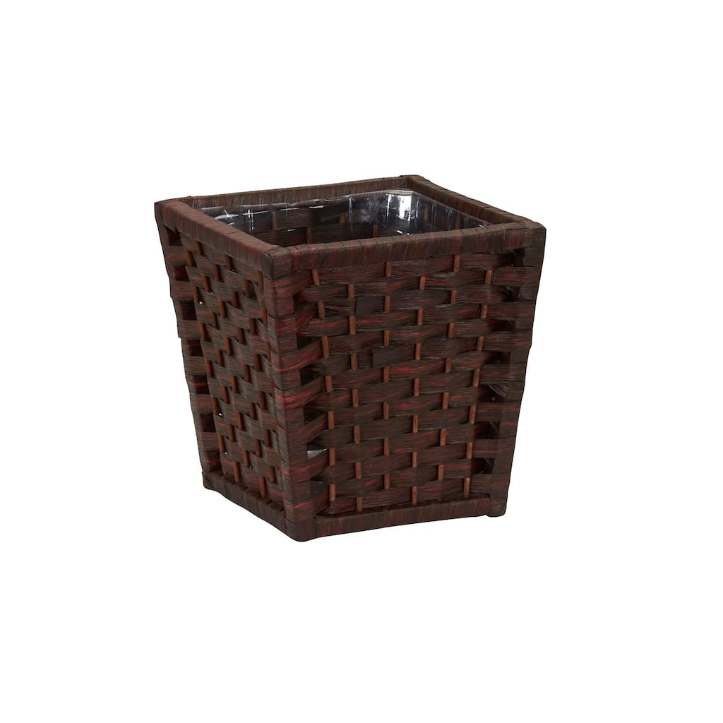 Household Essentials Paper Rope Wicker Waste Basket