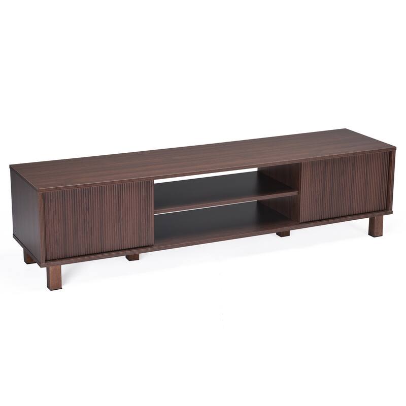 Mid-Century Modern 63" TV Stand Media Console Table Entertainment Center for Living Room