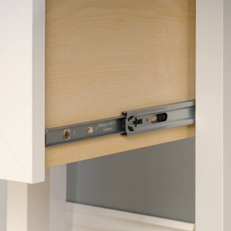 Engineered Wood Coastal Desk with Lateral File Cabinet Bundle