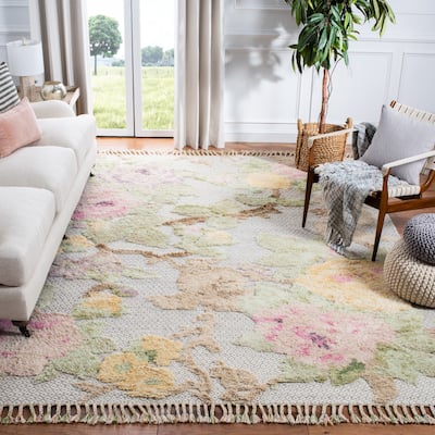 SAFAVIEH Hand-knotted Kenya Mareli Southwestern Tribal Wool Rug