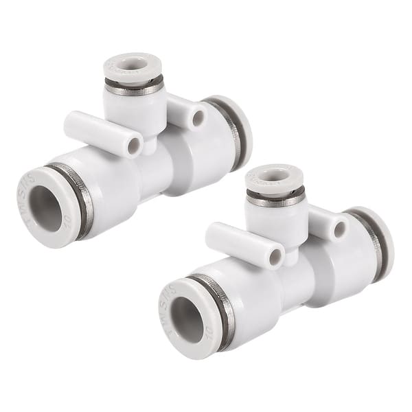 Shop Plastic Tee Push To Connect Tube Fittings 10mm 6mm Od Push