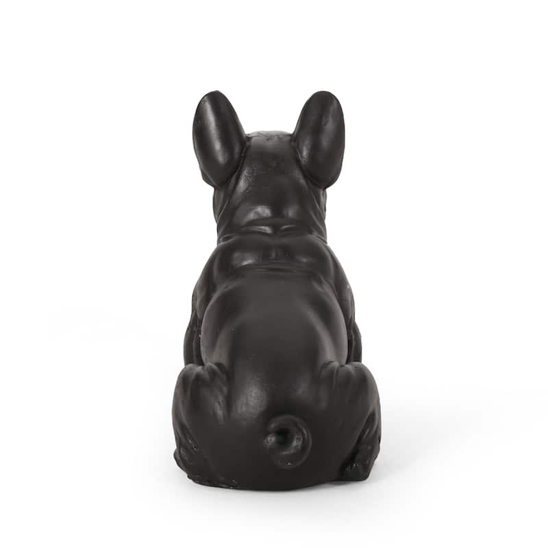 Outdoor Dog Garden Glass Sculpture
