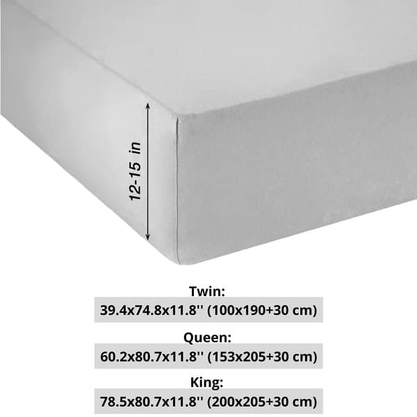 Organic Club Percale Cotton Fitted Sheet with Pocket