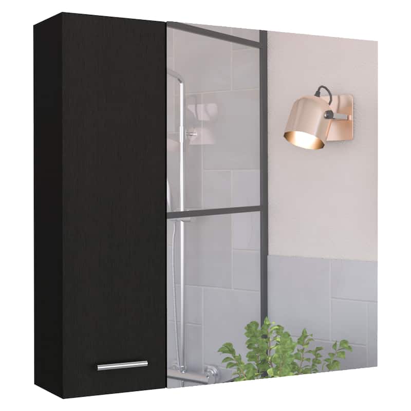 Medicine Cabinet Prague With Four Internal Shelves And Single Door