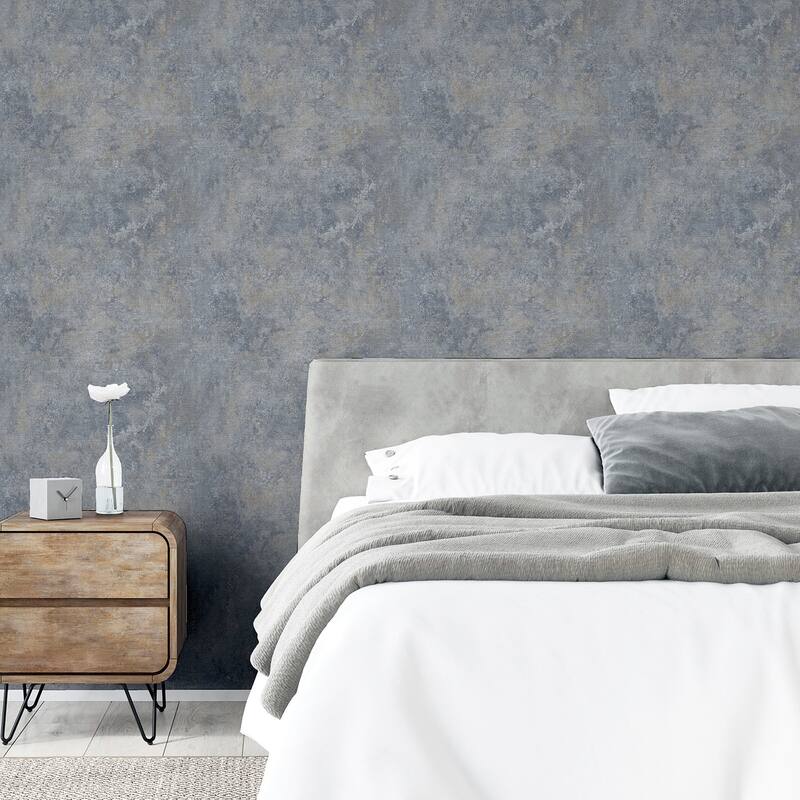 Arthouse Gideon Light Grey Distressed Wallpaper