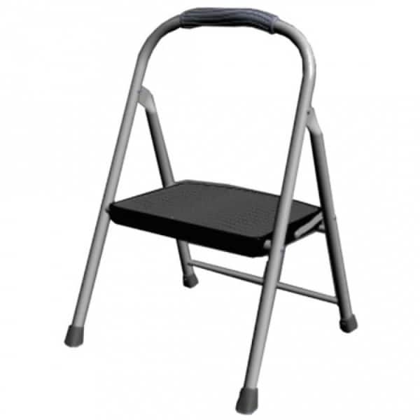 Shop Rubbermaid Rms 1 Single Step Steel Step Stool 225 Lbs Weight Capacity Overstock 24321832