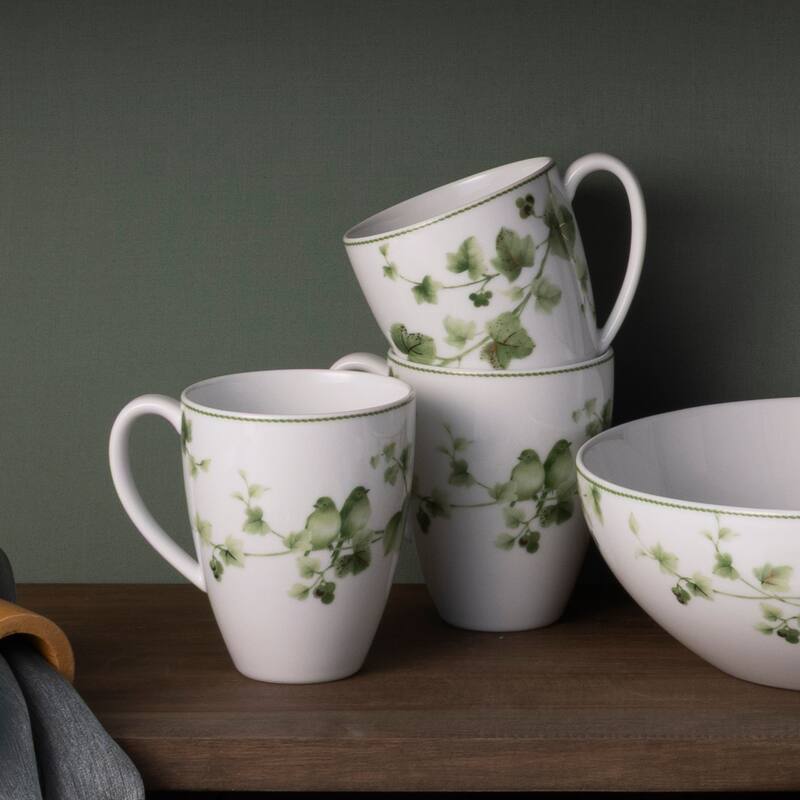 Ivy Whisper Set of 4 Mugs, 16 oz.