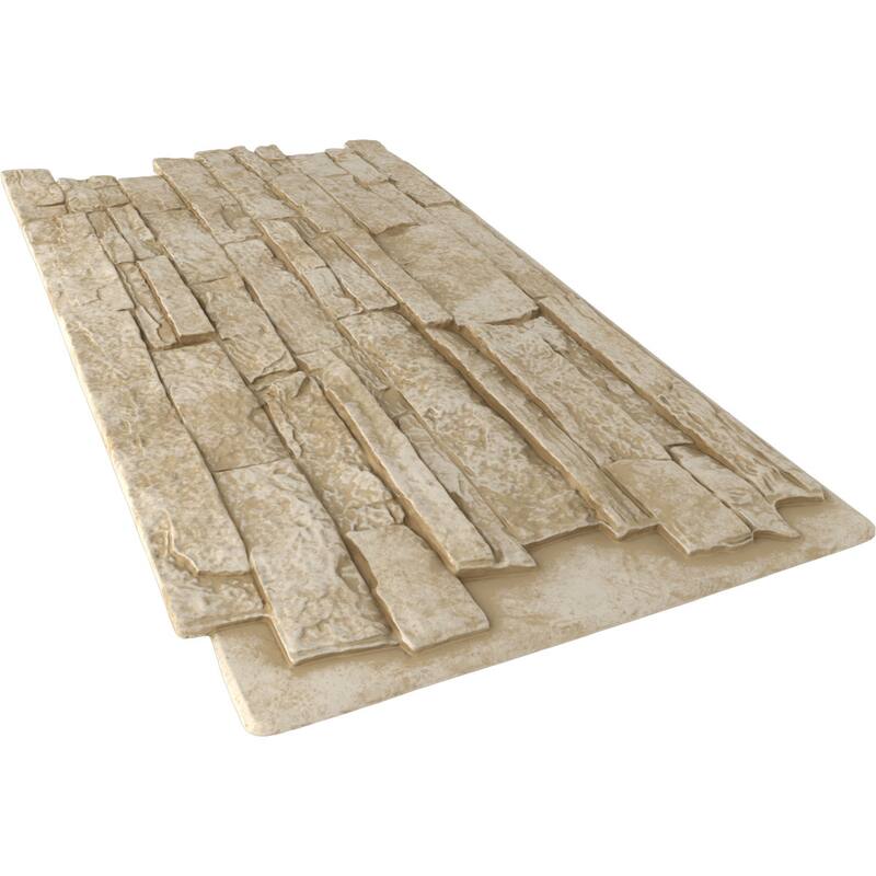 Acadia Ledge Stacked Stone, EverStone Faux Stone Siding Panel
