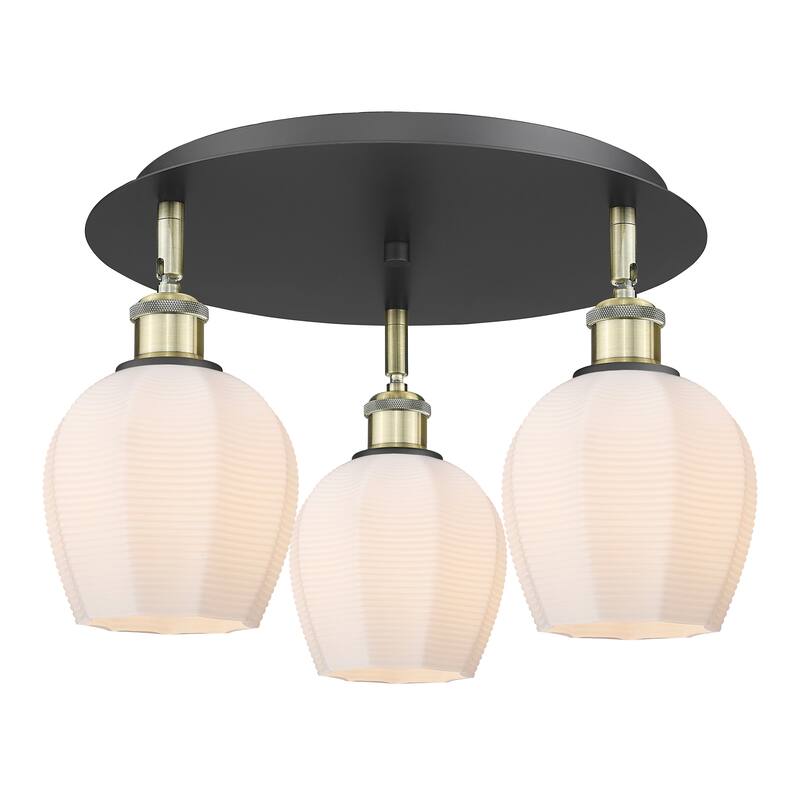 Innovations Lighting Norfolk - 3 Light 18" Flush Mount
