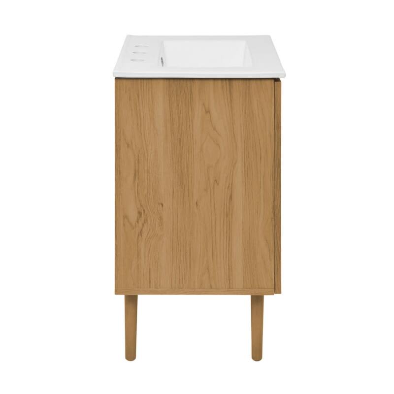 Swiss Madison SM-BV373-3 Bron 24" Free Standing Single Basin Vanity