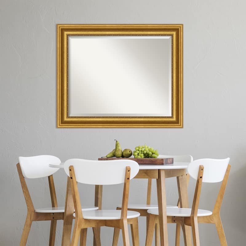 Beveled Wall Mirror - Parlor Gold Frame - Parlor Gold