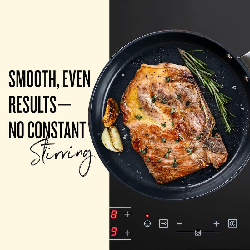 Alva Maestro 5-Ply Nonstick Stainless Steel Cookware Set - Non-Toxic Pans