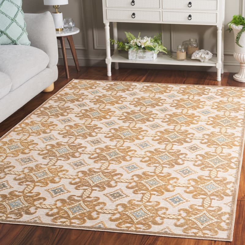 SAFAVIEH Paradise Ema Viscose Rug - 5'3" x 7'6" - Multi/Taupe