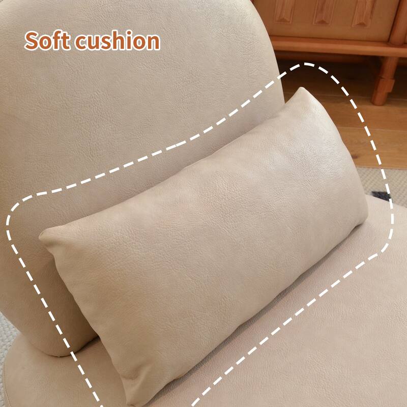 Accent Chair with Solid Wood Legs