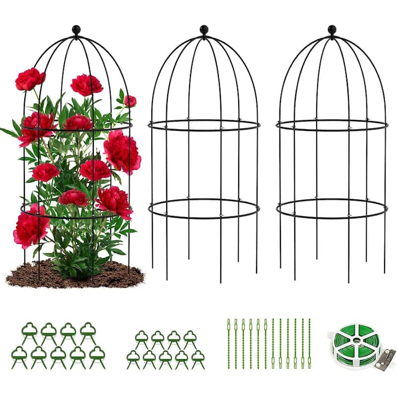 DoCred Garden Trellis for Climbing Plants, Flower Trellises Cages