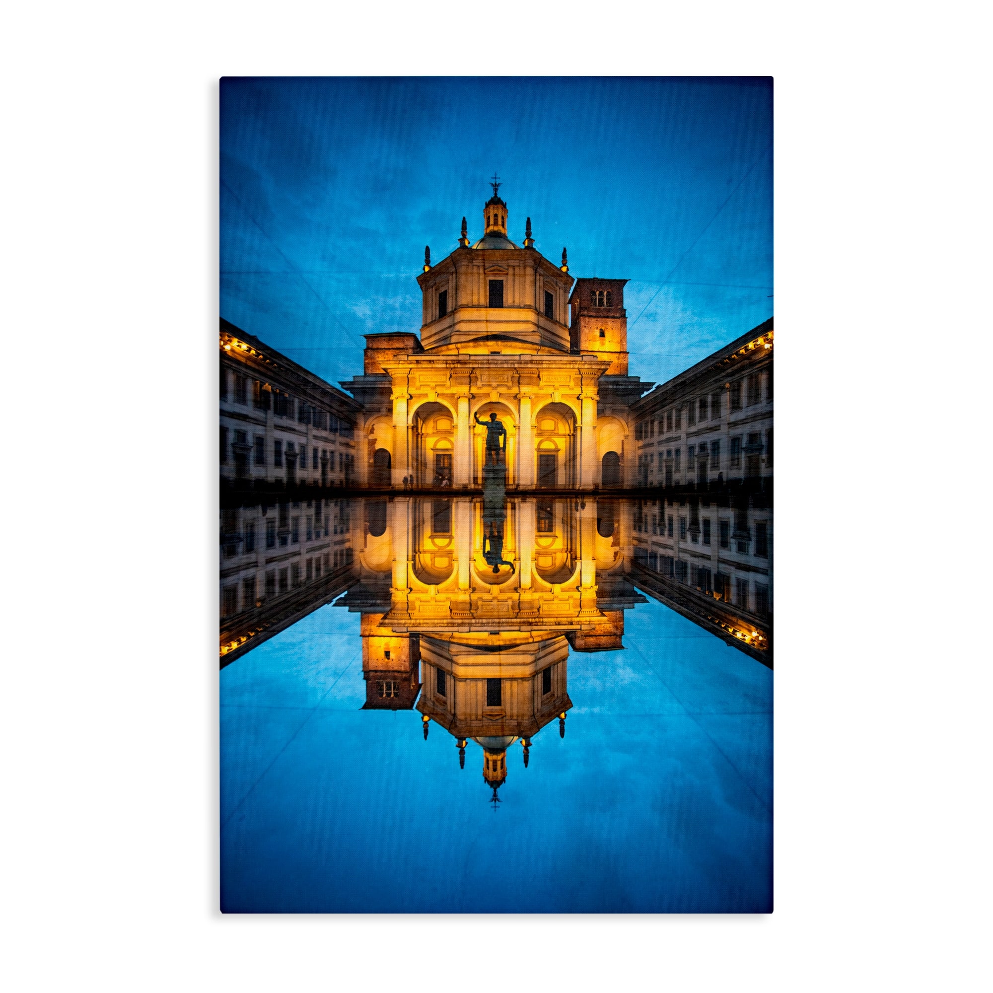 Stupell Grand Architecture Reflection Canvas Wall Art Design By Robin Vandenabeele
