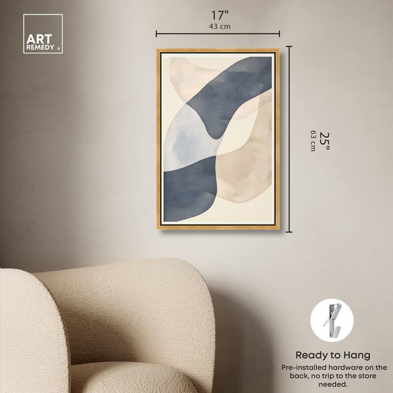 Ovals Canvas by Art Remedy