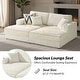 preview thumbnail 22 of 22, HULALA HOME Brigida Modern Oversized Loveseat Sofa Chaise Daybed