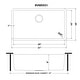 preview thumbnail 10 of 8, Ruvati 31-inch Undermount Kitchen Sink 16 Gauge Stainless Steel Single Bowl - RVM5931 - Silver - 31" X 18"