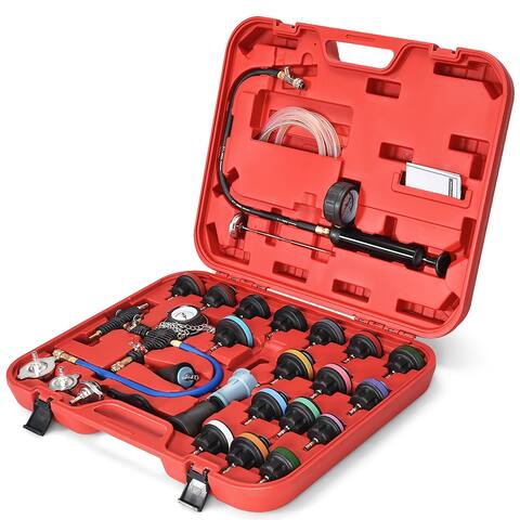 Costway 28 PCS Radiator Pressure Tester Vacuum-Type Cooling System