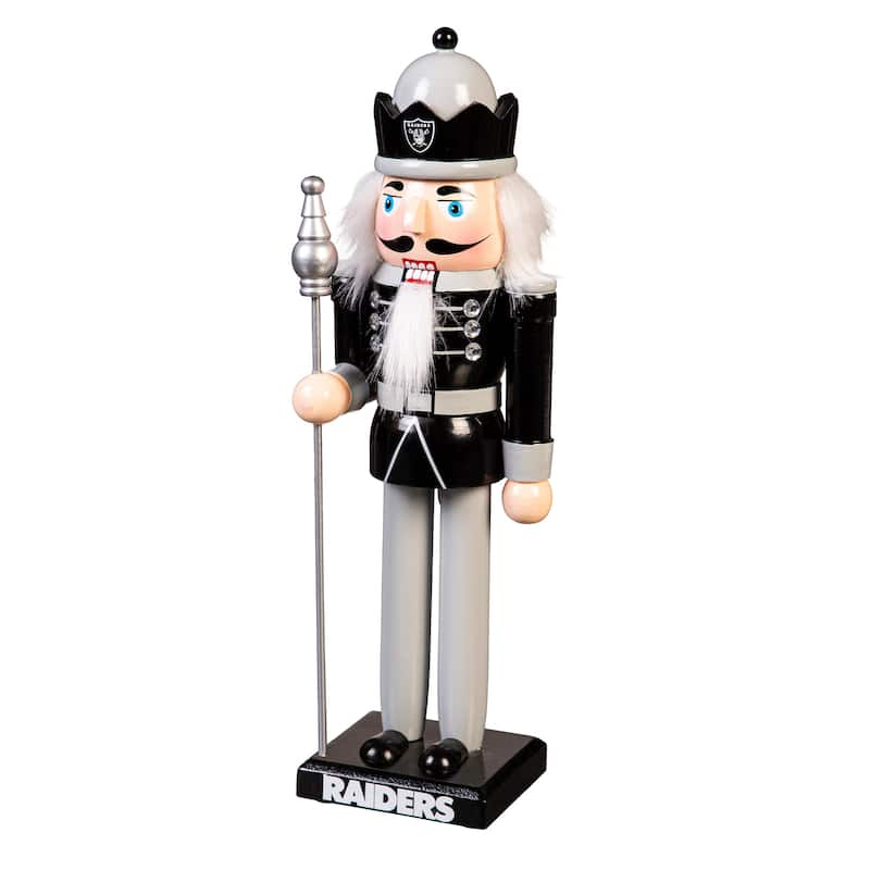 Nutcracker Statue, Las Vegas Raiders - 4.92''W x 4.53''H x 13.78