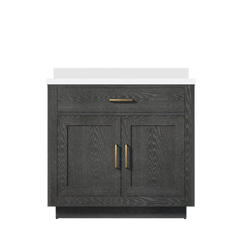 Abbey Bath Vanity with Quartz Top and Sink