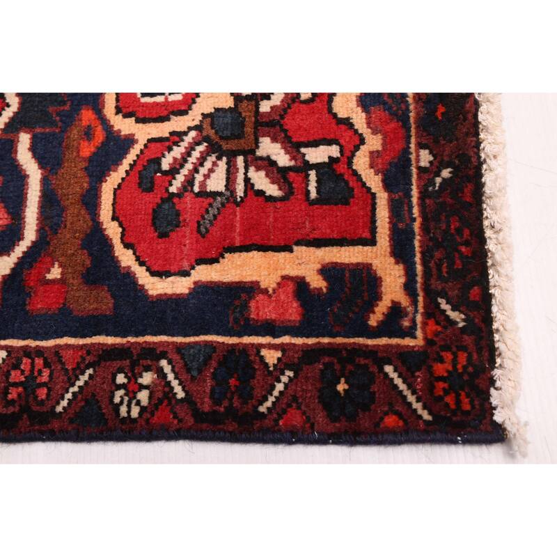 ECARPETGALLERY Hand-knotted Kayseri Vintage Dark Red Wool Rug - 5'1 x 9'1