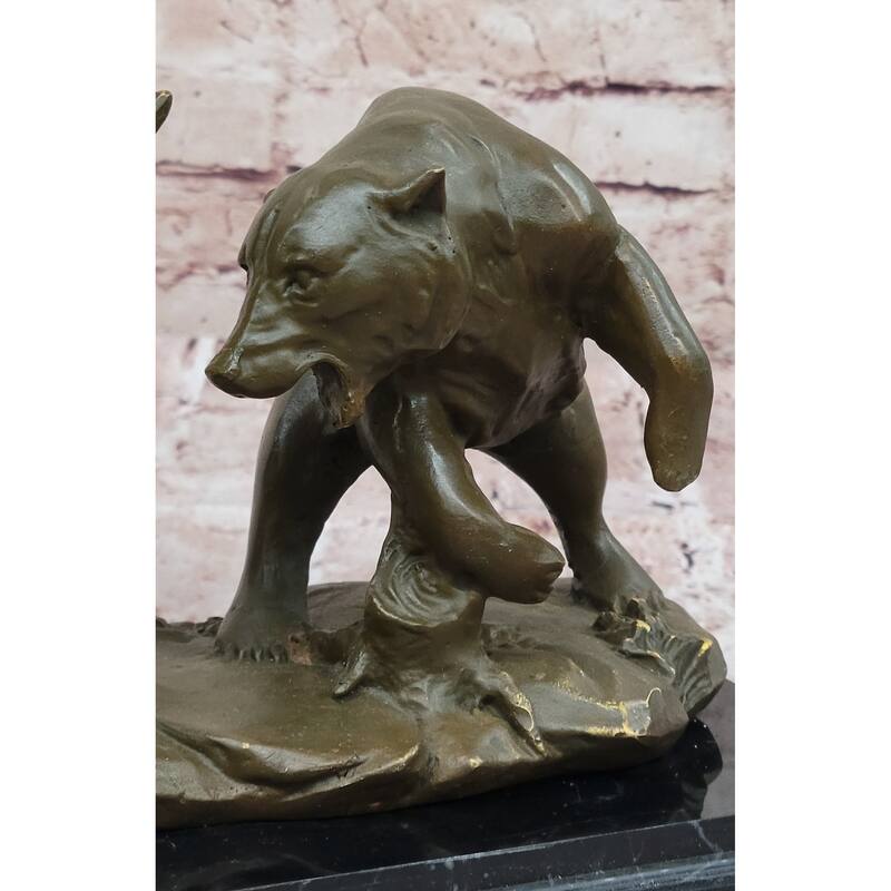 Imitative Bull And Bear Bronze Sculpture – Wall Street Market Duel Statue