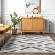 preview thumbnail 6 of 19, Nuloom Akari SpinClean Transitional Diamond Machine Washable Area Rug