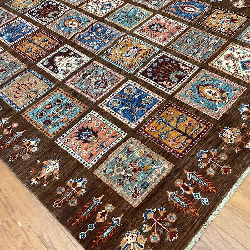HERAT ORIENTAL Handmade Afghan Mogul Design Wool Rug - 5'9" x 7'6"