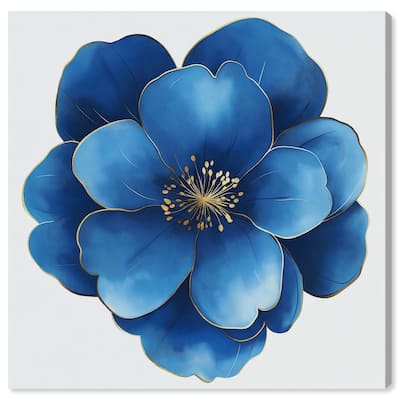 Blue Brilliance I Canvas by Art Remedy, Gallery Wrapped