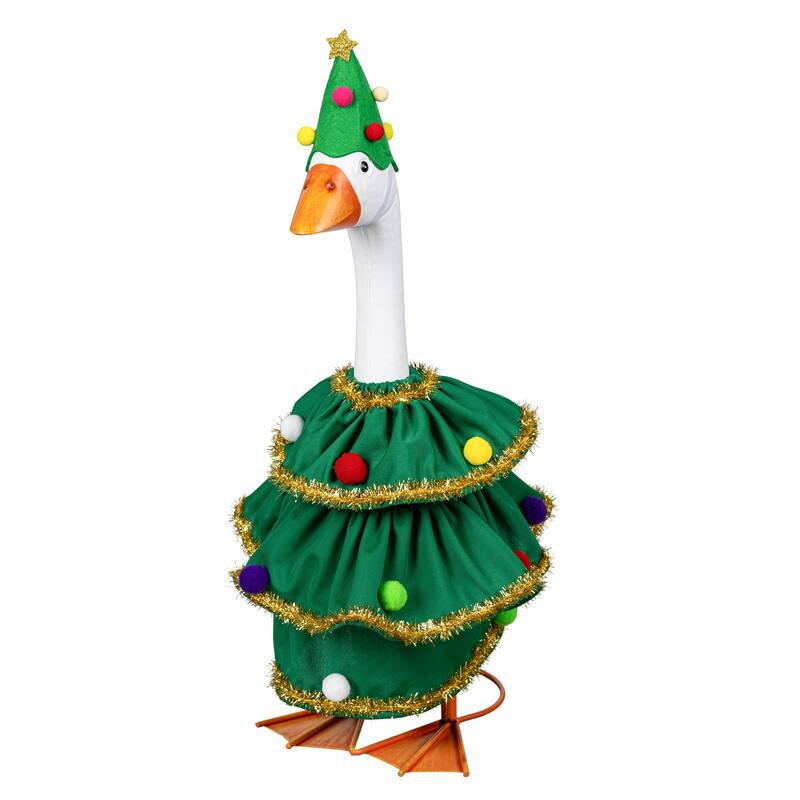 Porch Goose Outfit for Garden Statue