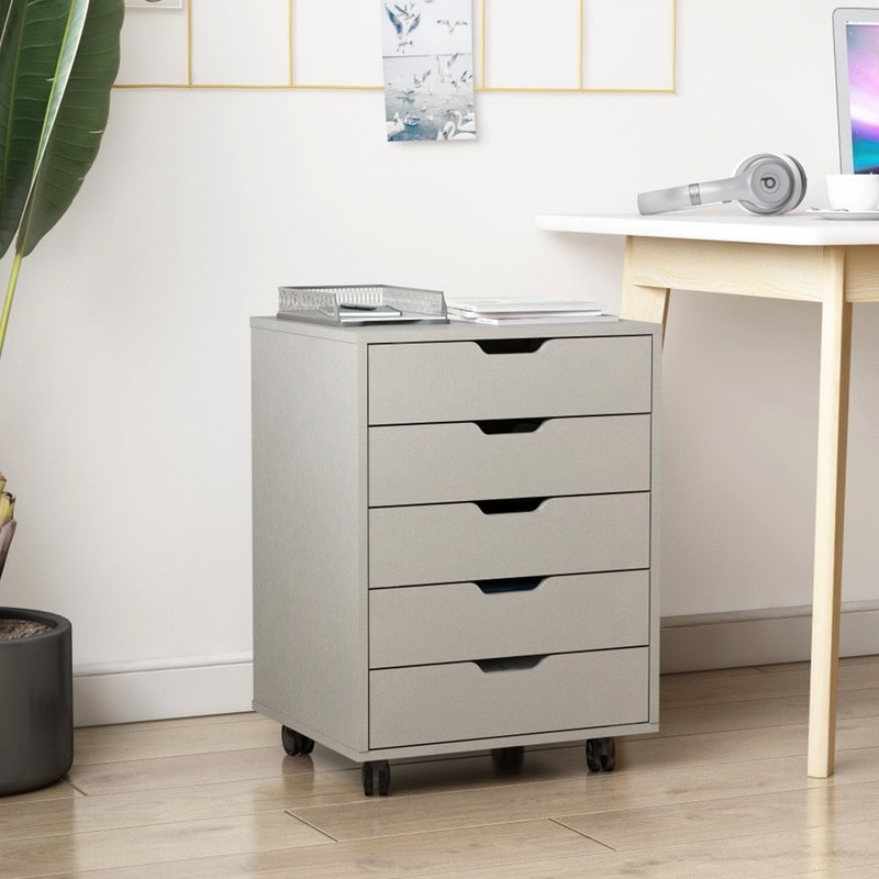 5 drawer file top cabinet with lock