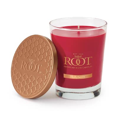 Root Candles Hollyberry 10.5 oz Large Veriglass Jar