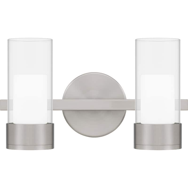 Logan LED Bathroom Vanity Light in Brushed Nickel
