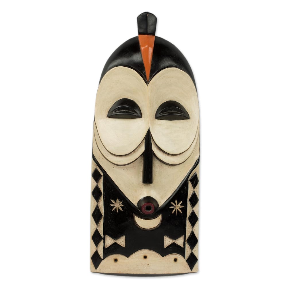 Novica Handmade Yaka Rites African Wood Mask