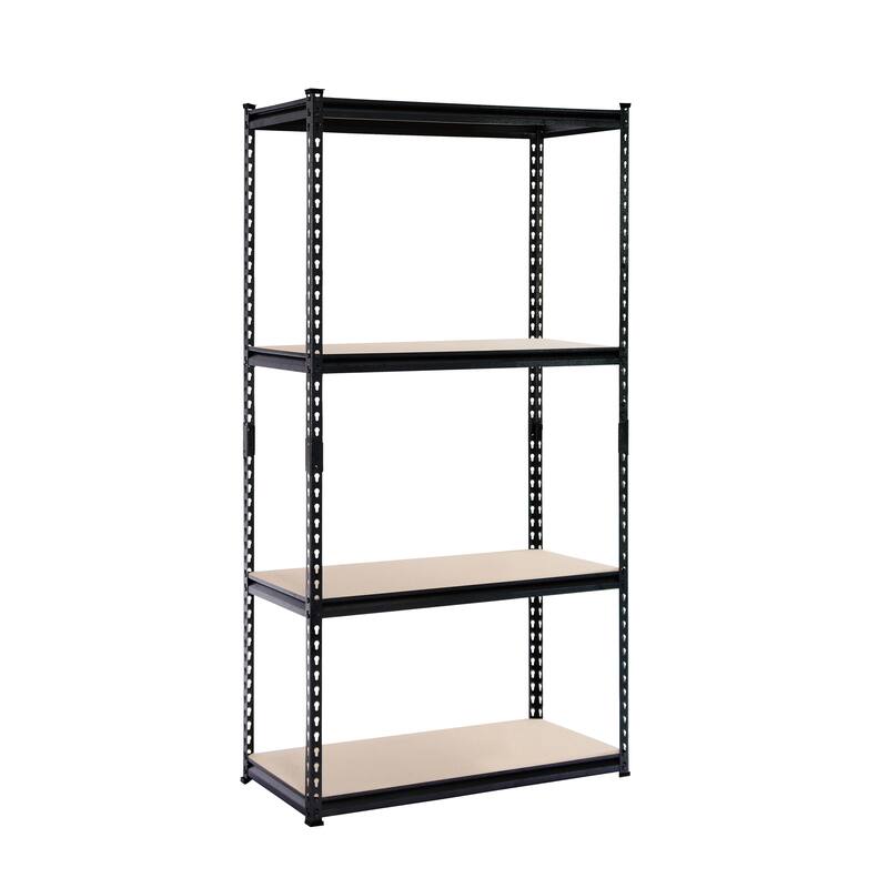 Pro Series Heavy Duty Storage Collection for Warehouses and Garages - 72"H x 36"W x 18"D 4-tier