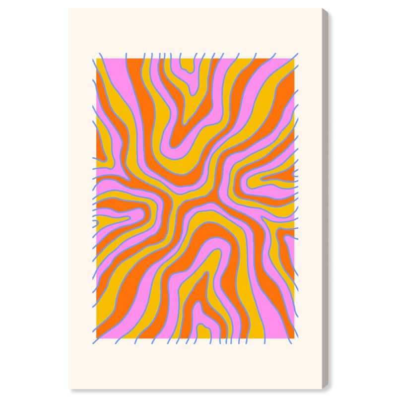 Wynwood Studio Canvas Advertising Bright Retro Pop Poster Purple and Violet Modern & Contemporary Wall Art Canvas Print - 30 x 20