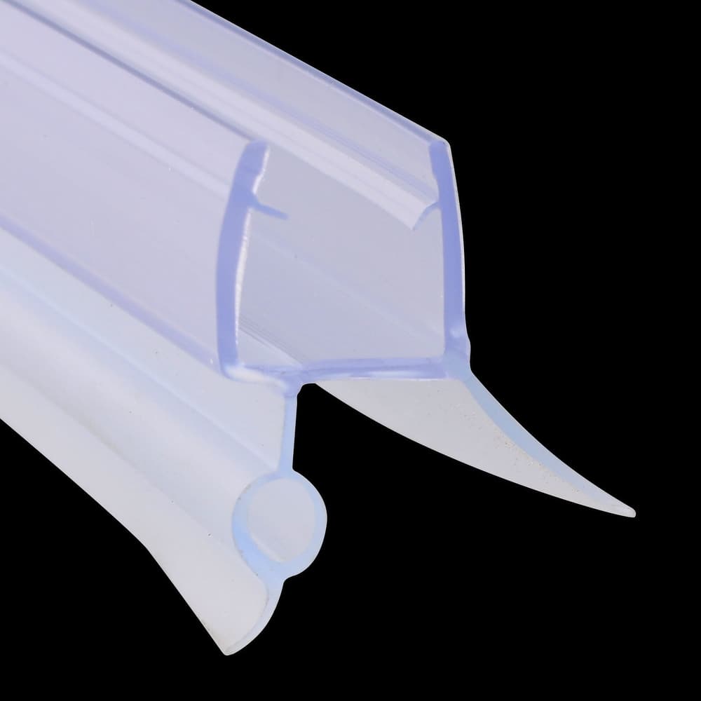 Elegant Frameless Shower Door Bottom Seal for Glass Doors of Various Sizes(Two-Pack)