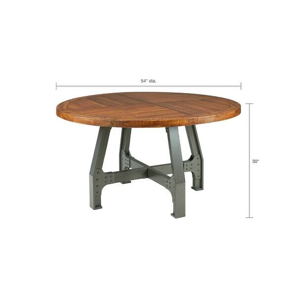 Roomfitters Lancaster Round Dining and Gathering Table, 54-Inch ...