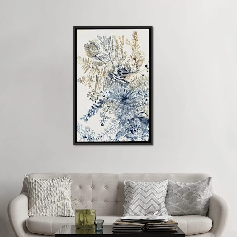 iCanvas "Royal Blue II" by Maya Woods Framed Canvas Print
