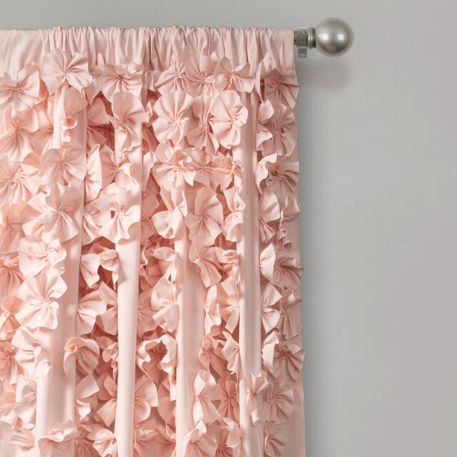 Silver Orchid Turpin Single Window Curtain Panel