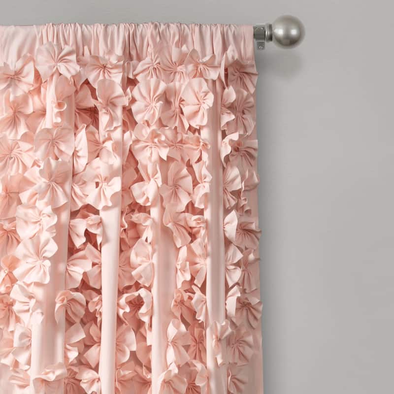 Silver Orchid Turpin Single Window Curtain Panel