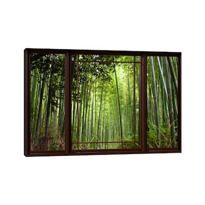 iCanvas "Bamboo Forest Window View" by Unknown Artist Canvas Print