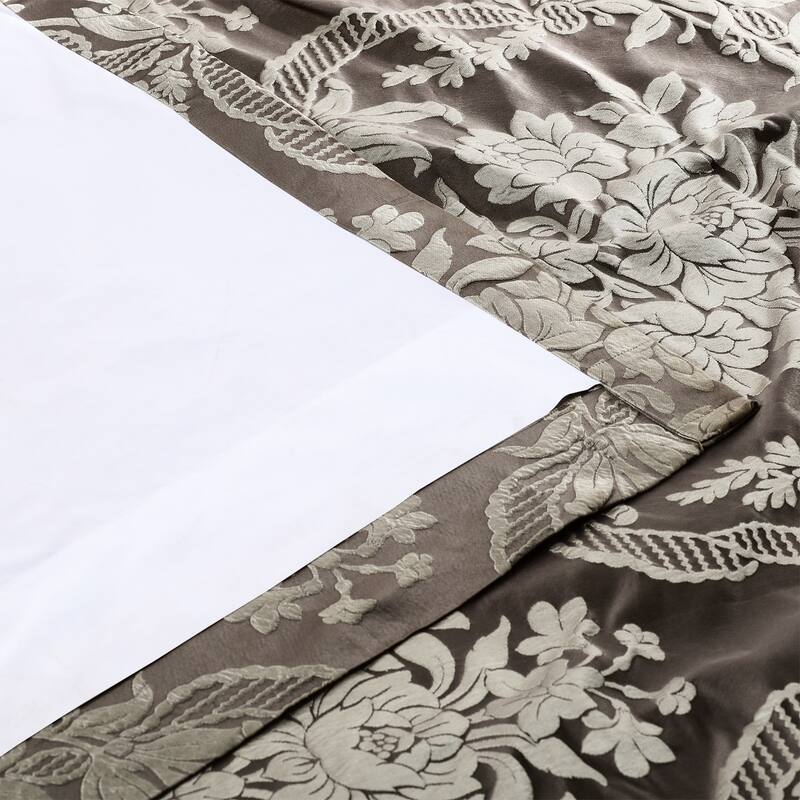 Exclusive Fabrics Magdelena Faux Silk Jacquard Curtain (1 Panel)