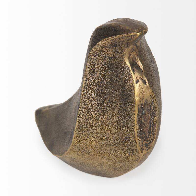 Dover (Set of 2) 15L x 4W Gold Aluminum Dove Bookends - 14.6L x 3.7W x 2.8H