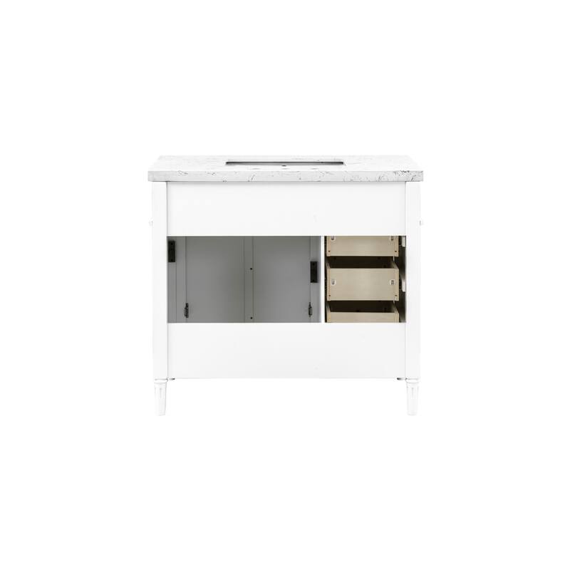 37'' Orinda Bathroom Vanity with Engineered Stone Top